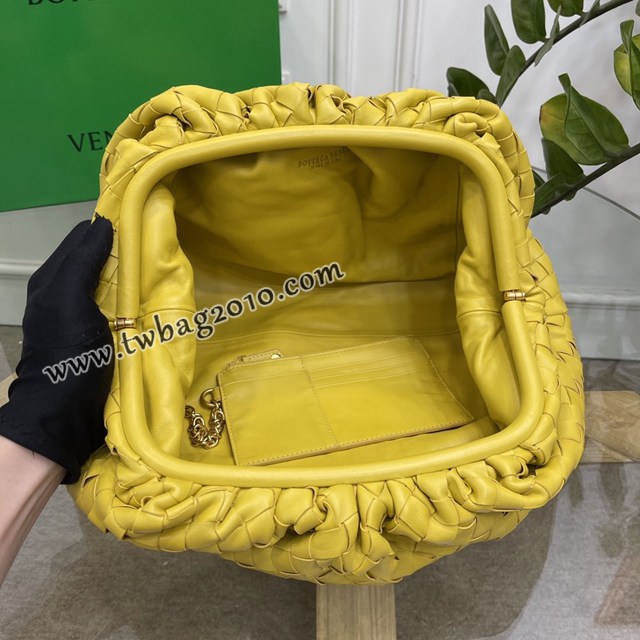 Bottega veneta高端女包 98062 寶緹嘉升級版大號編織雲朵包 BV經典款純手工編織羔羊皮女包  gxz1166